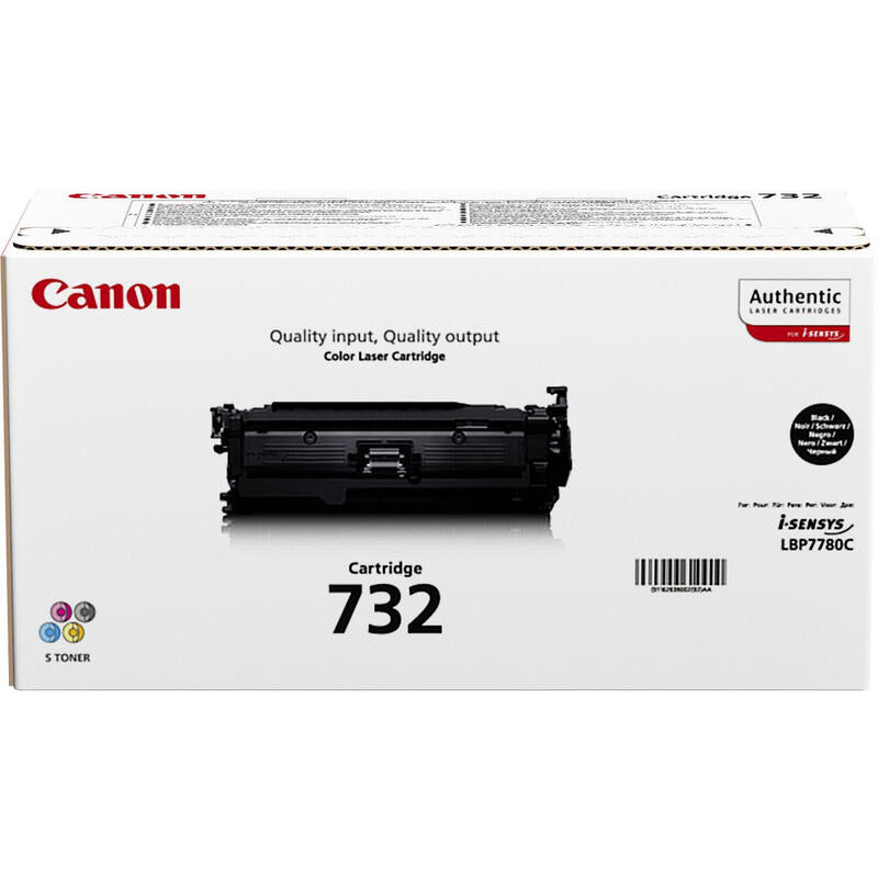 Toner Original Canon 732bk Negro 6263b002 Lbp7780cx