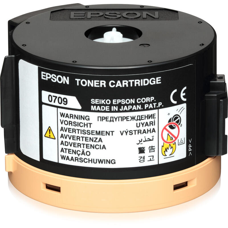 Toner Original Epson 0709 Negro Para Workforce Al-M200dn, Al-M200dn Double Pack Bundle Etd, Al-M200dw, Al-Mx200dnf, Al-Mx200dwf