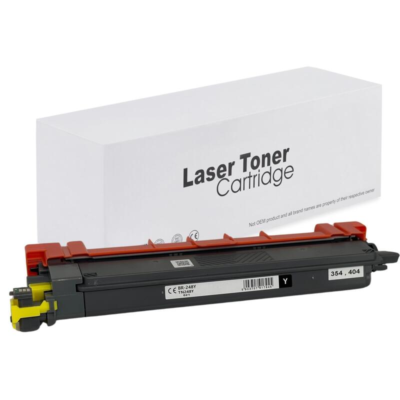 Tóner Para Brother Tn248y Xl Amarillo 2300 Páginas Neutral Box