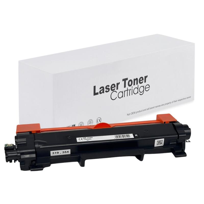 Tóner Para Brother Tn2590 Negro 1200 Páginas Neutral Box