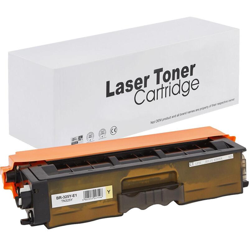 Tóner Para Brother Tn325y Amarillo 3500 Páginas Neutral Box
