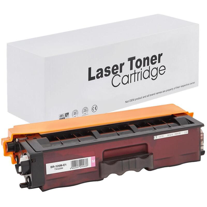 Tóner Para Brother Tn326m Magenta 3500 Páginas Neutral Box