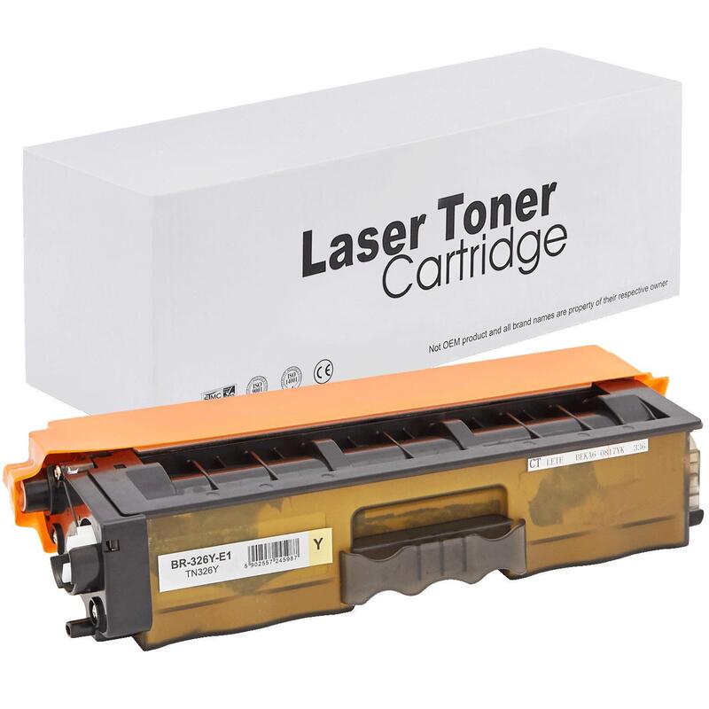 Tóner Para Brother Tn326y Amarillo 3500 Páginas Neutral Box