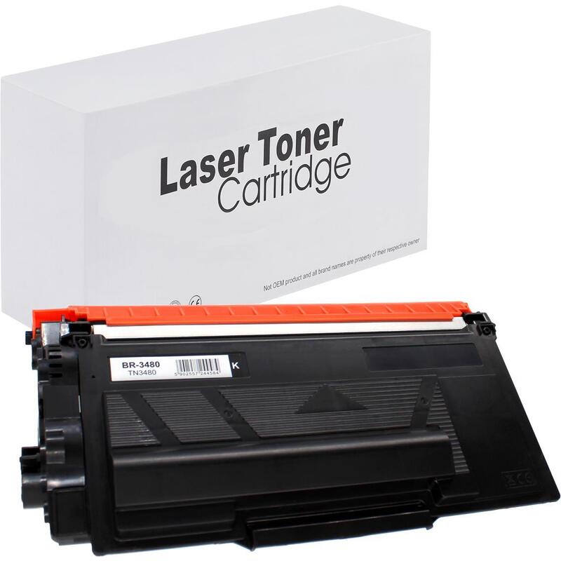 Tóner Para Brother Tn3480 Negro 8000 Páginas Neutral Box