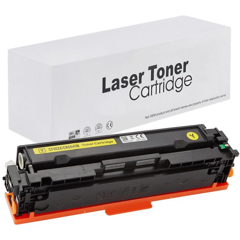 Tóner Para Hp / Canon Cf402x / Crg045hy Amarillo 2200 Páginas Neutral Box