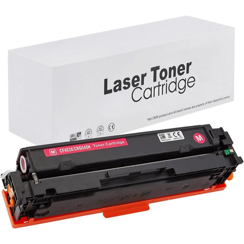 Tóner Para Hp / Canon Cf403x / Crg045hm Magenta 2200 Páginas Neutral Box