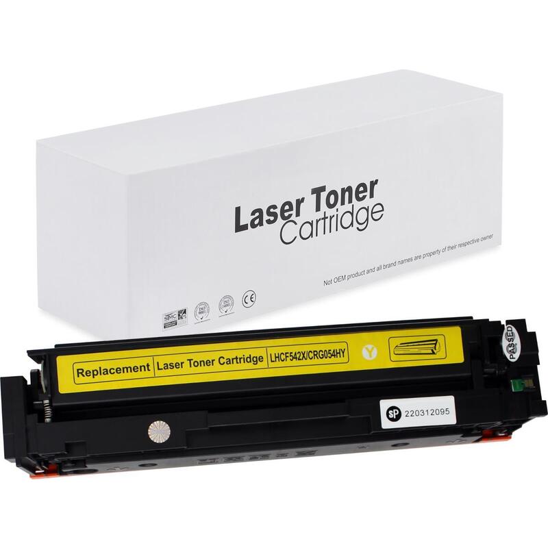Tóner Para Hp / Canon Cf542x / Crg054y Amarillo 2500 Páginas Neutral Box