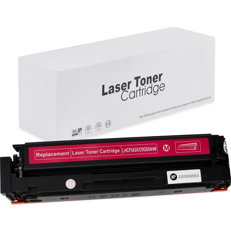 Tóner Para Hp / Canon Cf543x / Crg054m Magenta 2500 Páginas Neutral Box