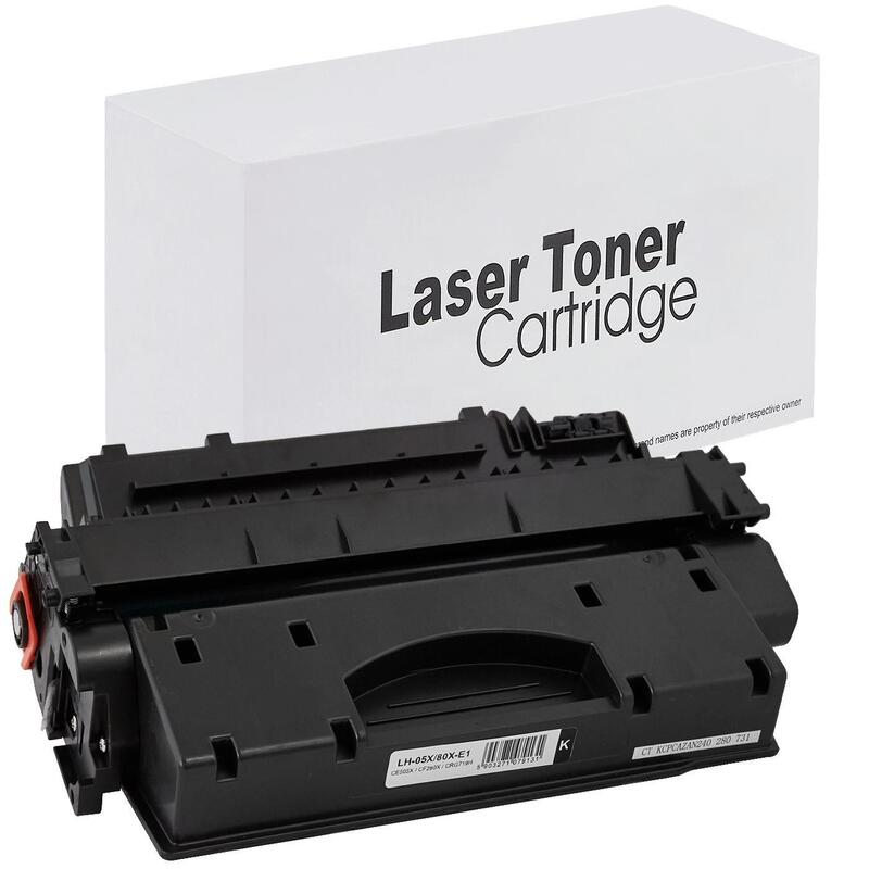 Tóner Para Hp Ce505x / Cf280x / Crg719h / Cexv40 Negro 6500 Páginas Neutral Box