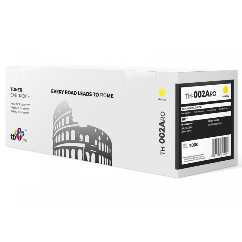 Toner Para Hp Q6002a Th-002aro Ye Rem.
