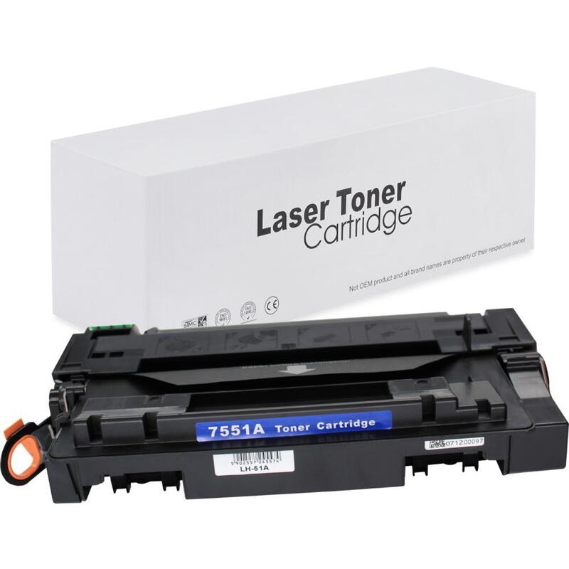 Tóner Para Hp Q7551a Negro 6500 Páginas Neutral Box