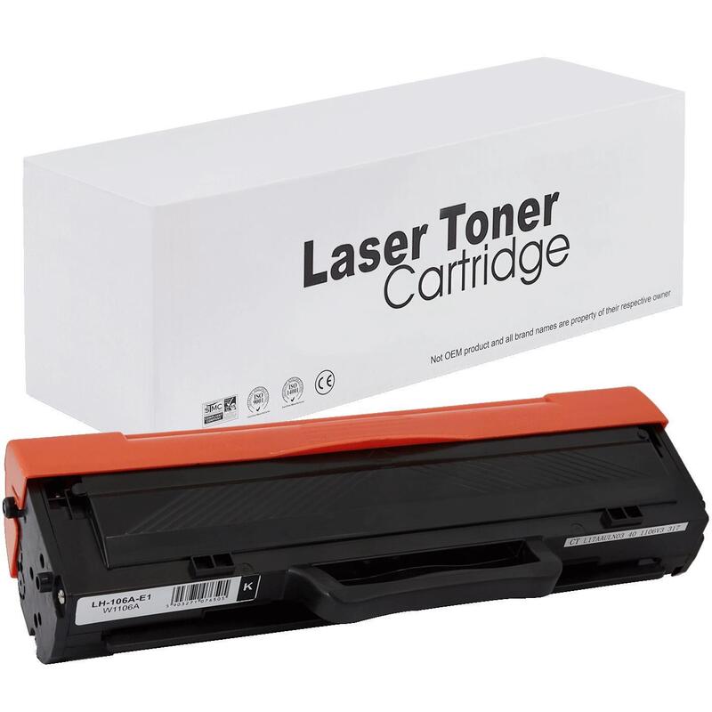 Tóner Para Hp W1106a Negro 1000 Páginas Neutral Box