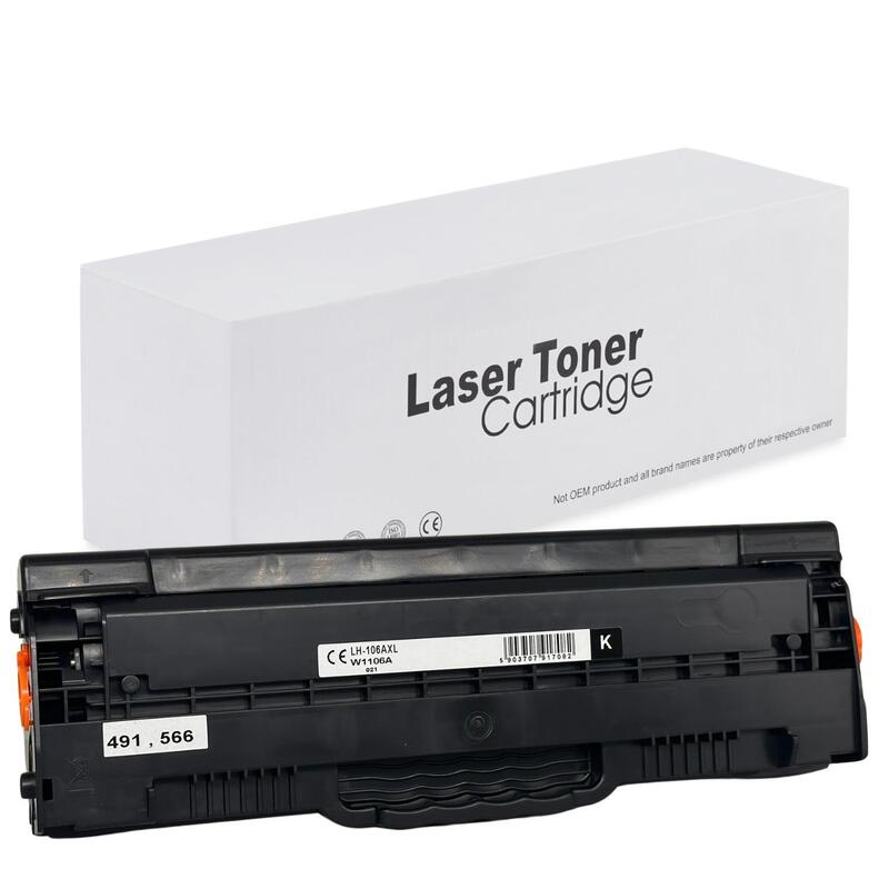 Tóner Para Hp W1106a Negro 3000 Páginas Neutral Box