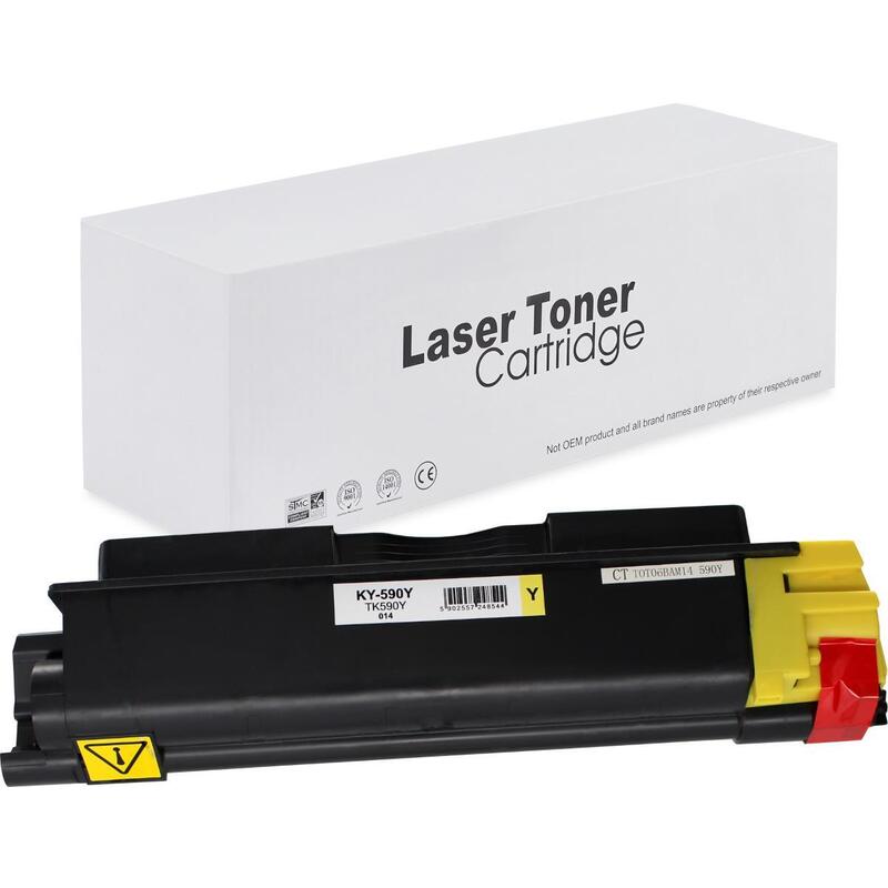 Tóner Para Kyocera Tk590y Amarillo 5000 Páginas Neutral Box