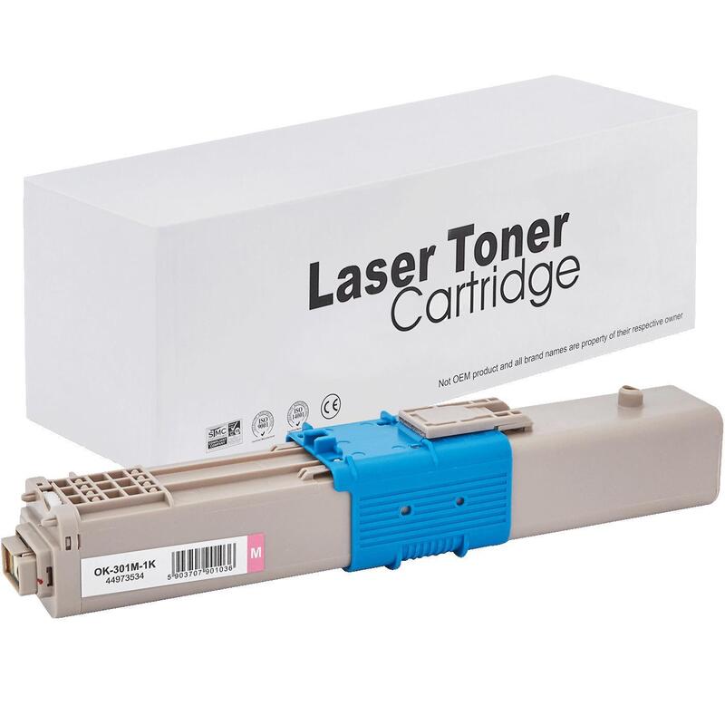 Tóner Para Oki 44973534 Magenta 1500 Páginas Neutral Box
