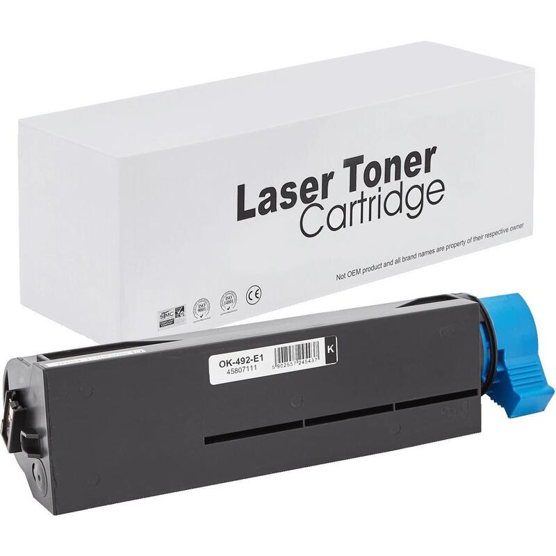 Tóner Para Oki 45807111 Negro 12000 Páginas Neutral Box