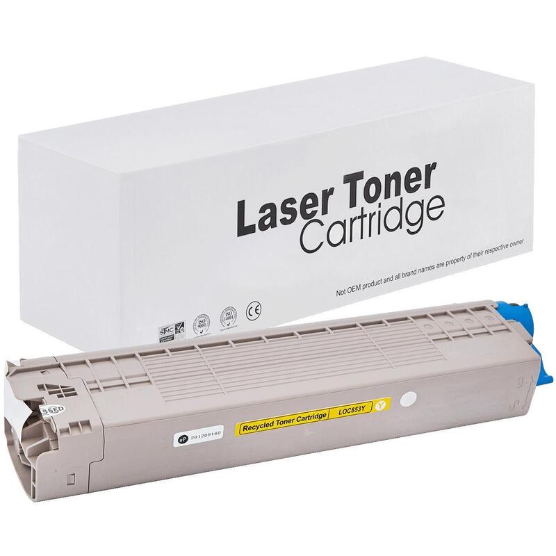 Tóner Para Oki 45862837 Rem. Amarillo 7300 Páginas Neutral Box