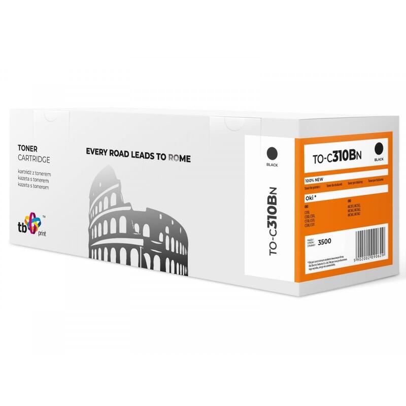 Toner Para Oki C 310 To-C310bn Bk 100% New