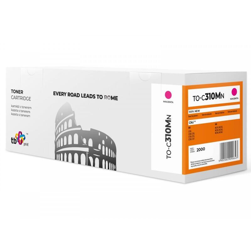 Toner Para Oki C310 To-C310mn Ma 100% New