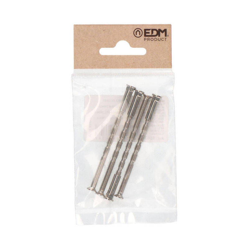 Tornillo Pasante Multicorte Trn02 M4 X 75 Mm Níquel Satinado