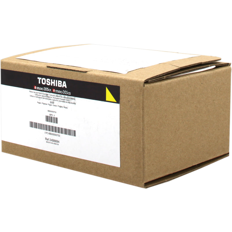 Toshiba Tóner Amarillo T-Fc305py-R 6b000000753 3000 Copias Cartucho De Impresión Retornable