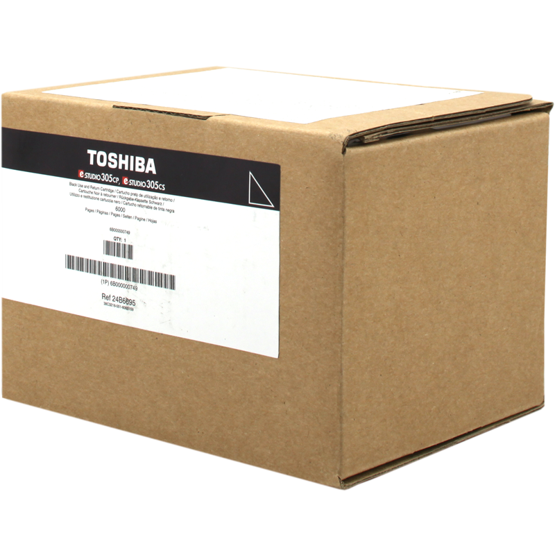 Toshiba Tóner Negro T-Fc305pk-R 6b000000749 6000 Copias Cartucho De Impresión Retornable