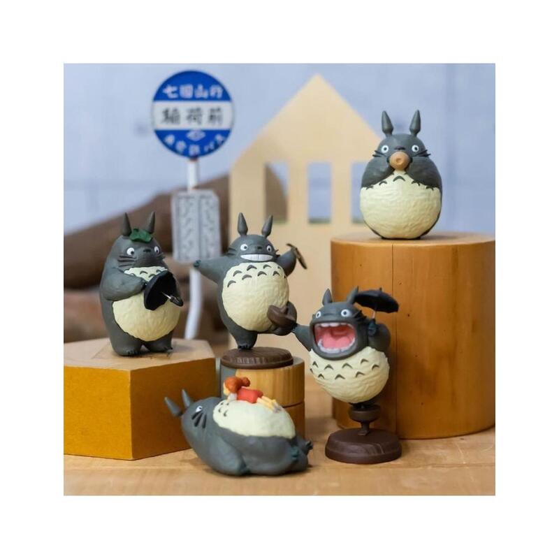 Totoro Surtido 6 Figuras Mi Vecino Totoro Pose Collection