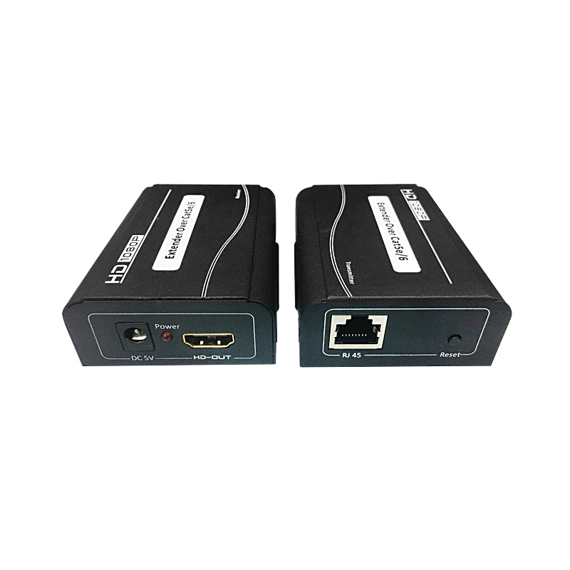 Transmisor - Receptor Señales Hdmi A Través De Cable Cat5e/6 50m Folksafe