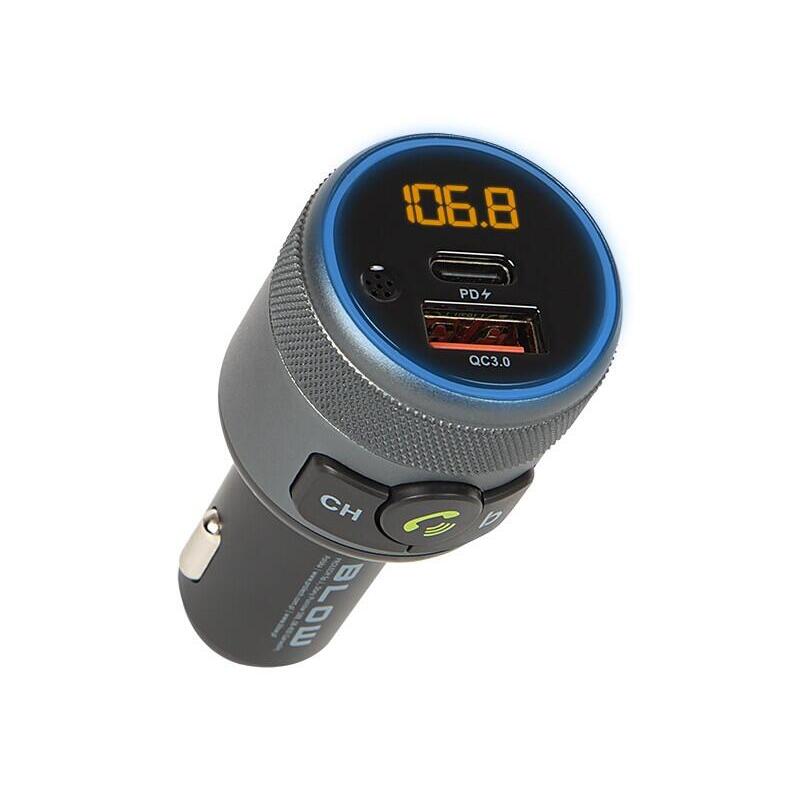 Transmiter Fm Bluetooth5.1 + Qc3.0 + Pd 24w