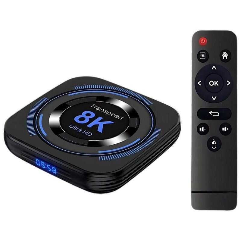 Transpeed 8k H618 4gb/32gb Wifi Dual Android 12 Negro - Android Tv