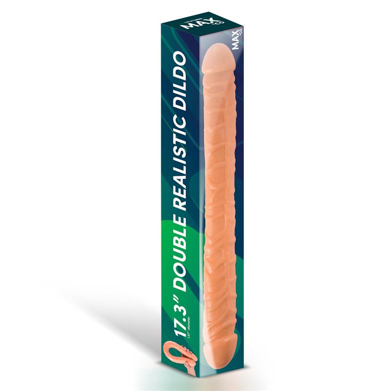 Trent Dildo Doble Realista Natural 44 Cm