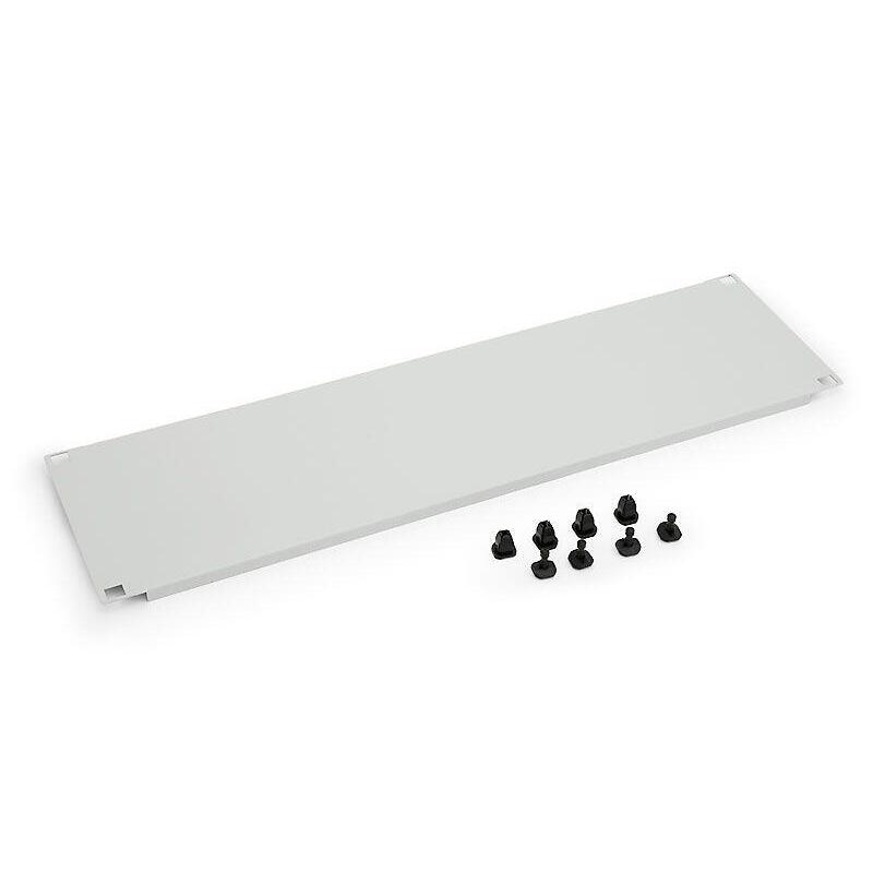 Triton 19\"Zbh. Blindplatte, 1he, Negro, Con Kunmmoffmöpsel