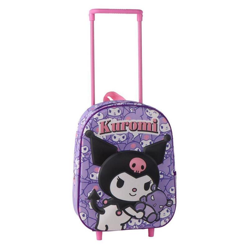 Trolley 3d Kuromi Hello Kitty 30cm