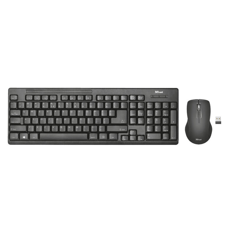 Trust Ziva Teclado Y Raton Inalambrico Negro