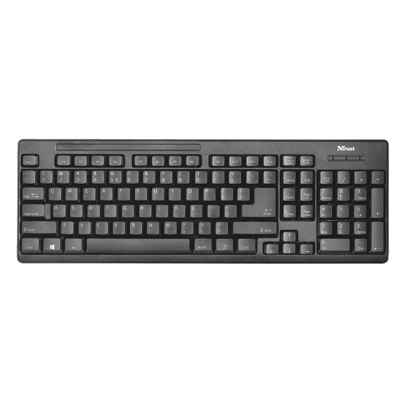 Trust Ziva Teclado Y Raton Inalambrico Negro