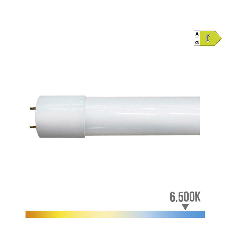 Tubo Led T8 12w 1.940lm 6.500k Luz Fría Clase C Edm