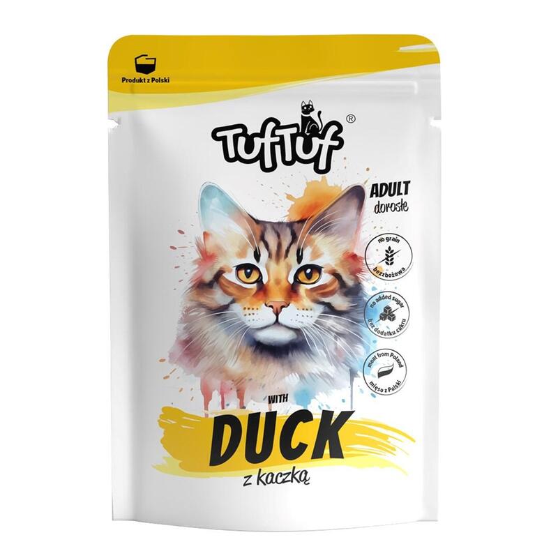 Tuf Tuf With Duck - Comida Húmeda Para Gatos - 300g