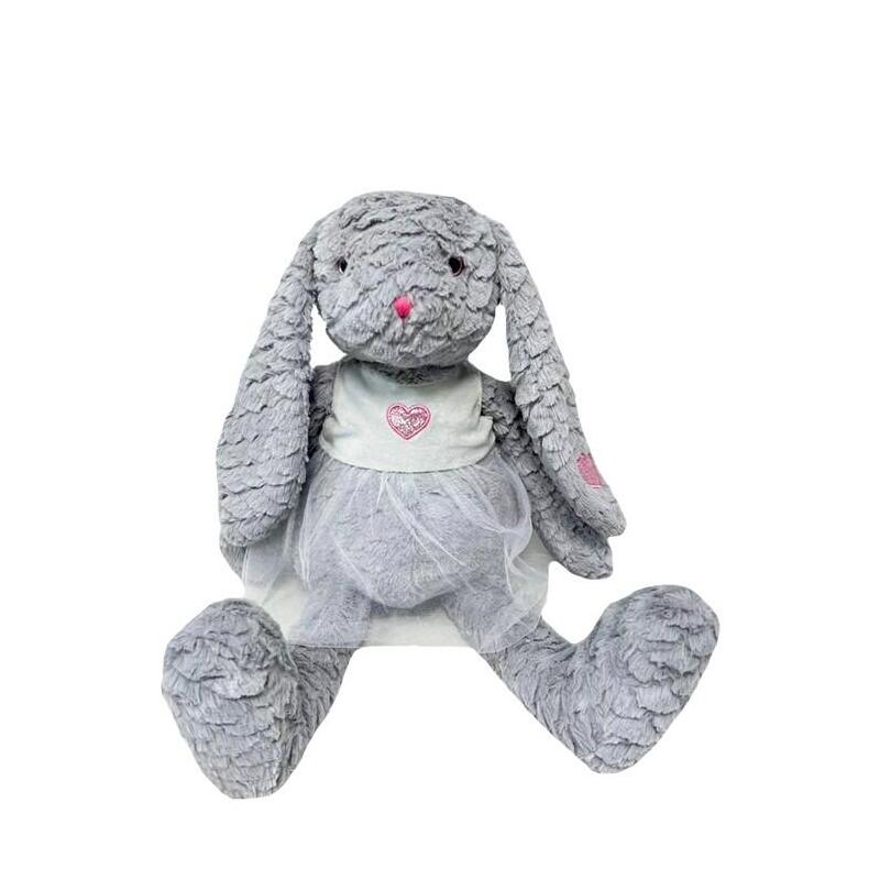 Maskotka Króliczka Rózia 32 Cm Szara