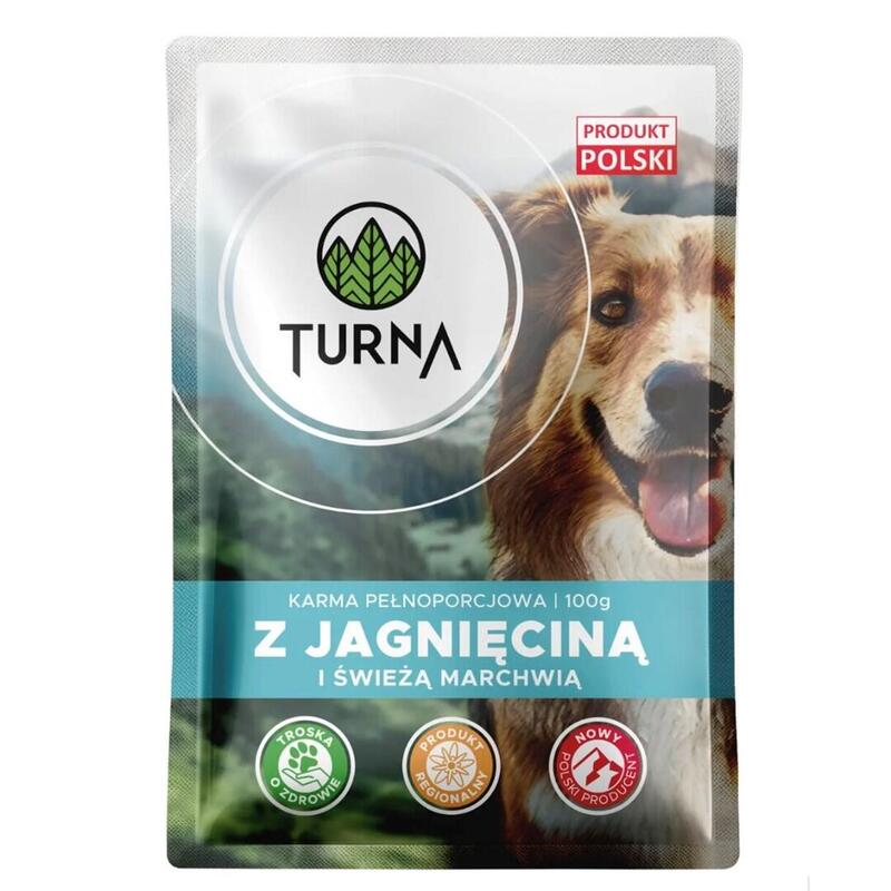 Turna Con Cordero Comida Húmeda Para Perros 100g