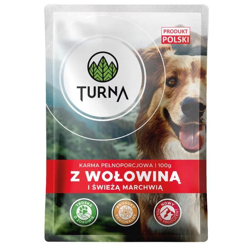 Turna Con Ternera Comida Húmeda Para Perros 100g