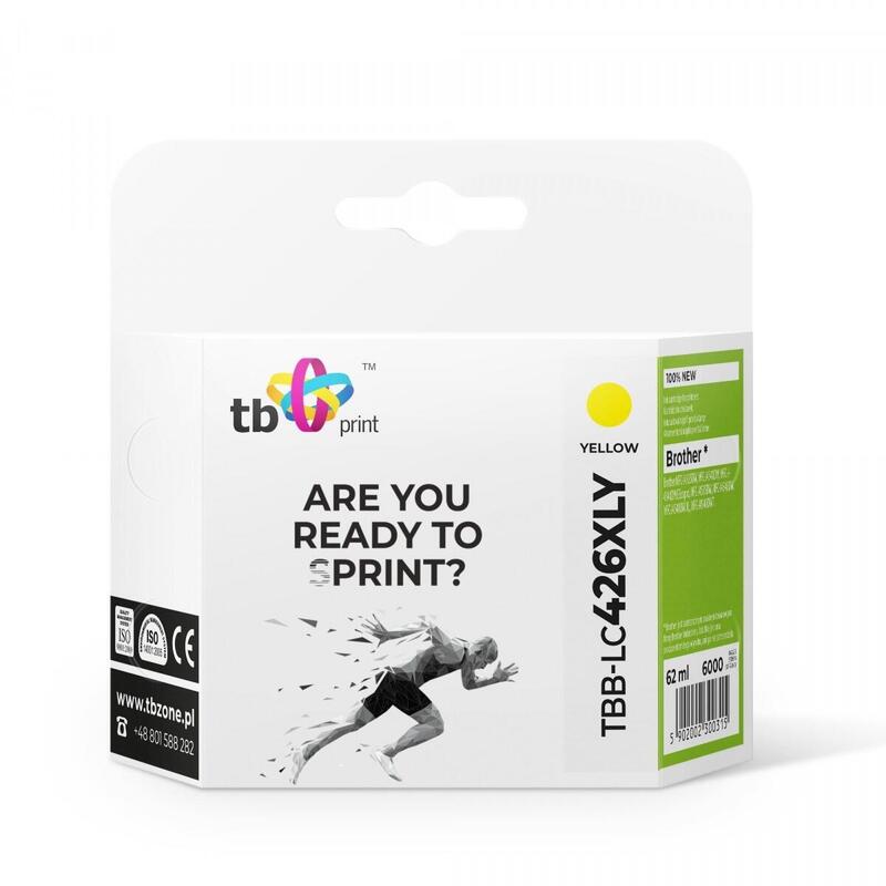 Tusz Do Brother Mfc-J4540dw Tbb-Lc426xly 100 Nowy Zólty