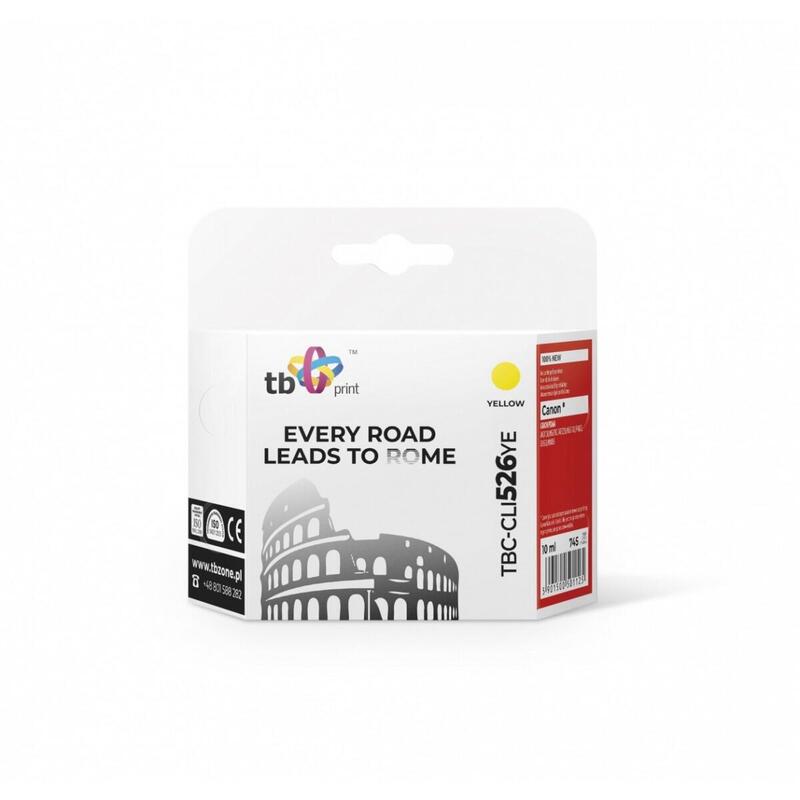 Tinta Para Canon Pixma Ip 4850 Tbc-Cli526ye Ye