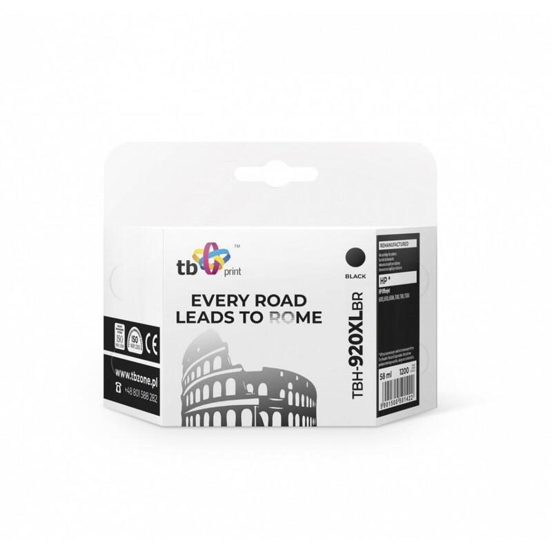 Tusz Do Hp Oj 6500 Tbh-920xlbr Bk Ref.