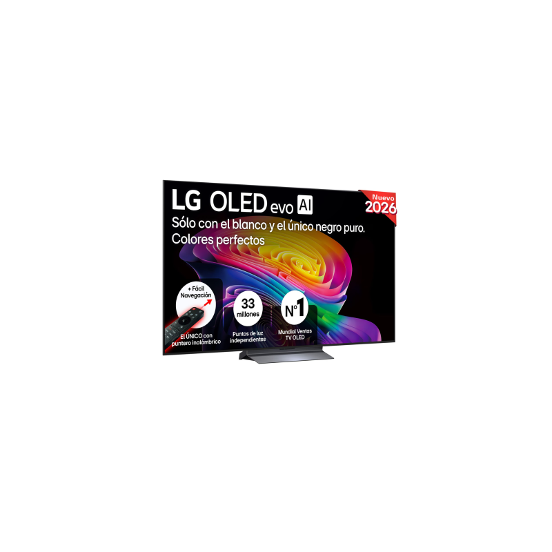 Tv Lg Oled 65" Oled65c66lb Uhd 4k Smart Wifi Webos 26 Ia 120hz 4xhdmi 2xusb Antirreflejos Pro 98.9% Mando Único