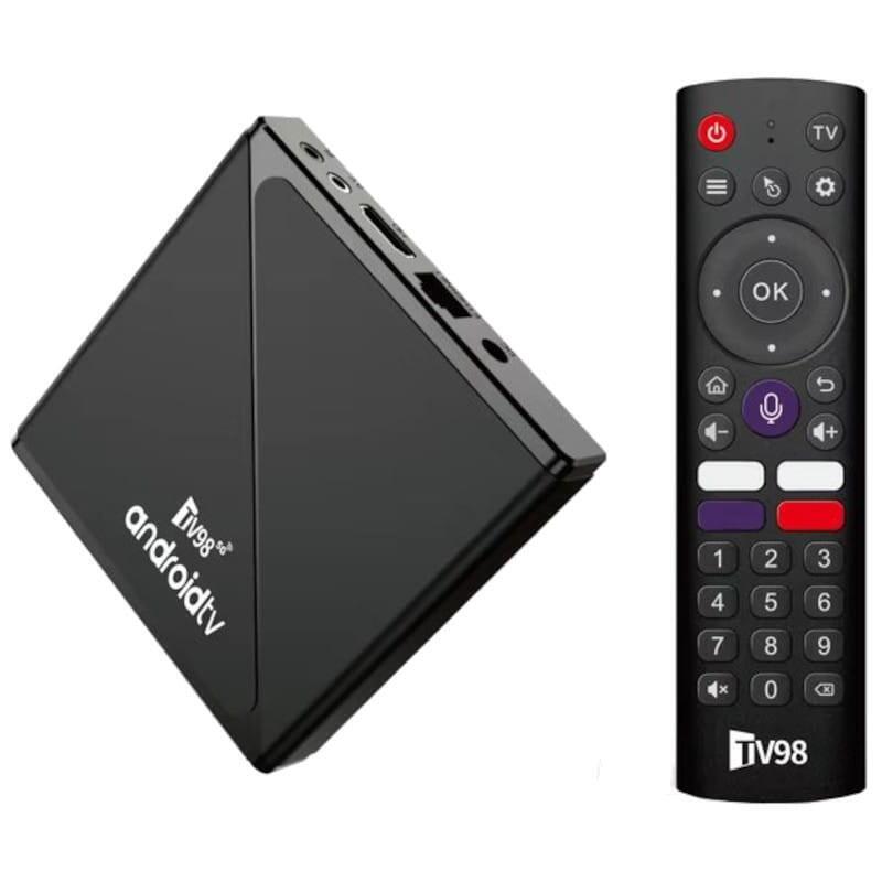 Android Tv Tv98 Atv Pro 8k H313 2gb/16gb Wifi Dual Android 14 Negro
