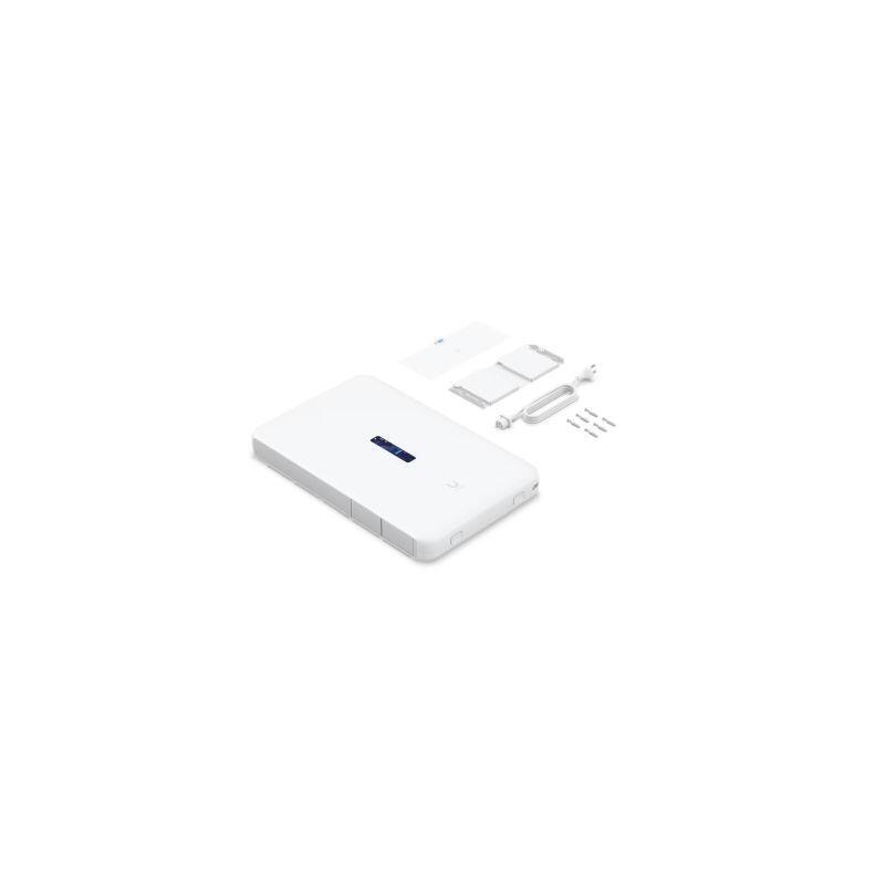 Ubiquiti Udw Dream Wall Consola Unifi Os De Montaje En Pared Con Gateway De Seguridad Integrado, Punto De Acceso De Alta Velocidad, Grabadora De Video En Red Y Un Switch Poe.