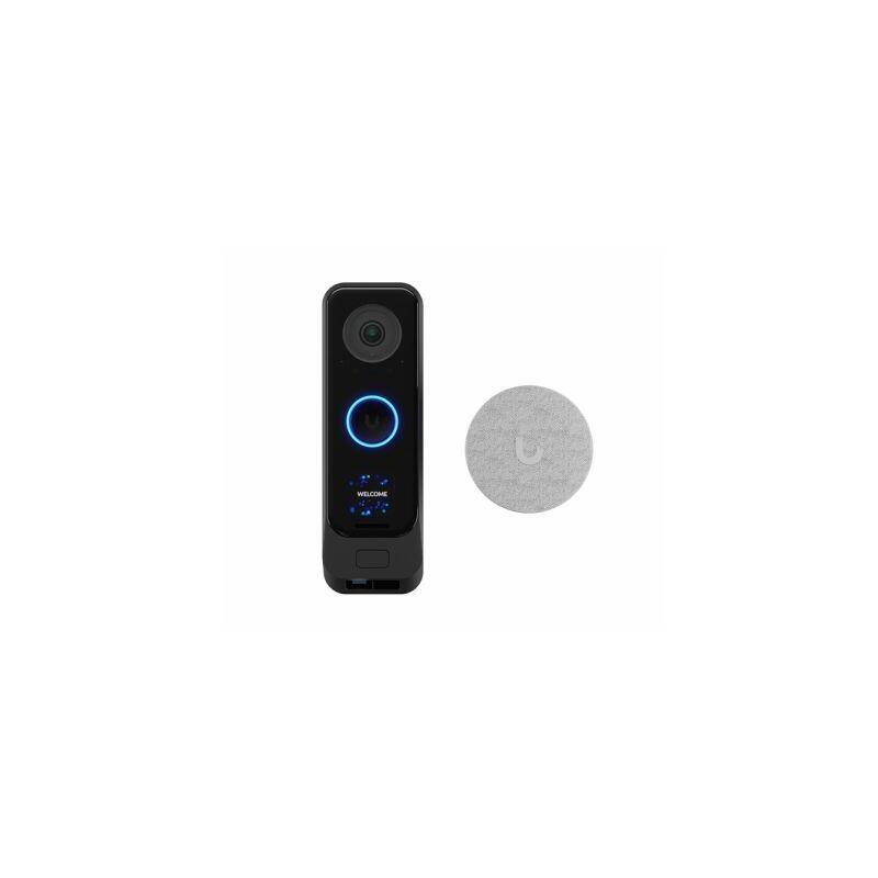 Ubiquiti Uvc-G4 Doorbell Pro Poe Kit Timbre Premium Poe Con Chime Poe Incluido. Rendimiento Hdr Mejorado. Pantalla De Bienvenida Programable Y CÁ Mara Secundaria Para Detectar Paquetes. Audio Bidirecci
