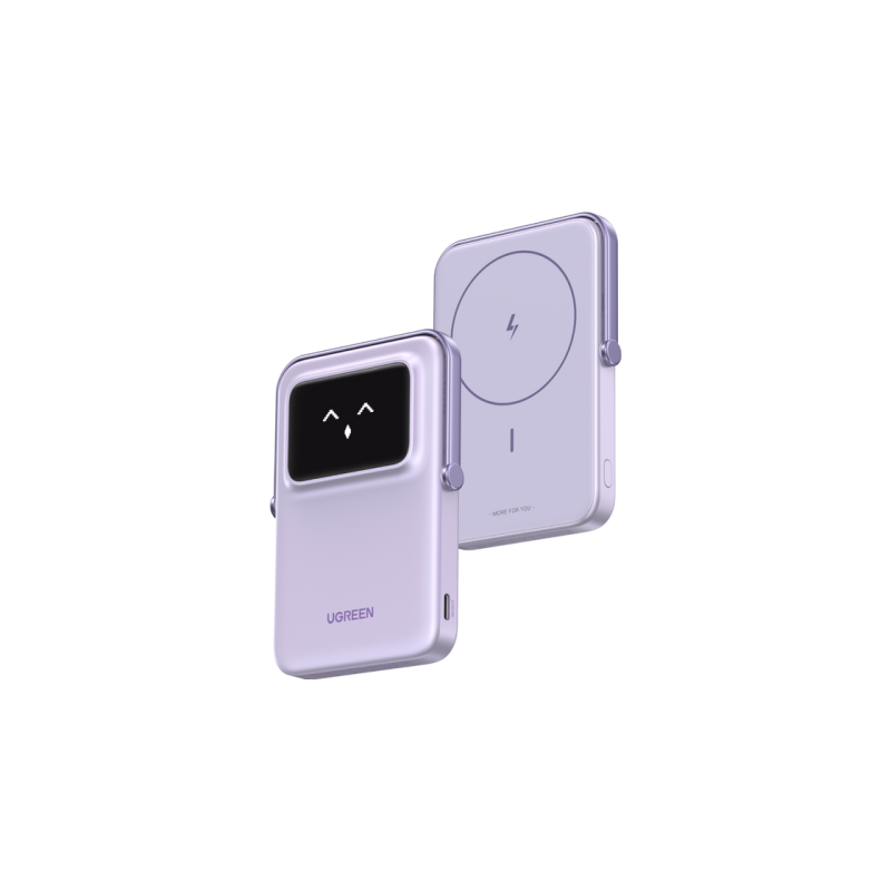 Ugreen 5000mh Mag Powbank Purple 5000 Mah Cargador Inalámbrico Púrpura