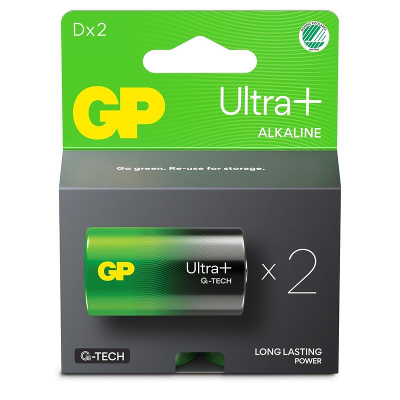 Ultra Plus Alkaline Battery Lr20 / D 2-Pack