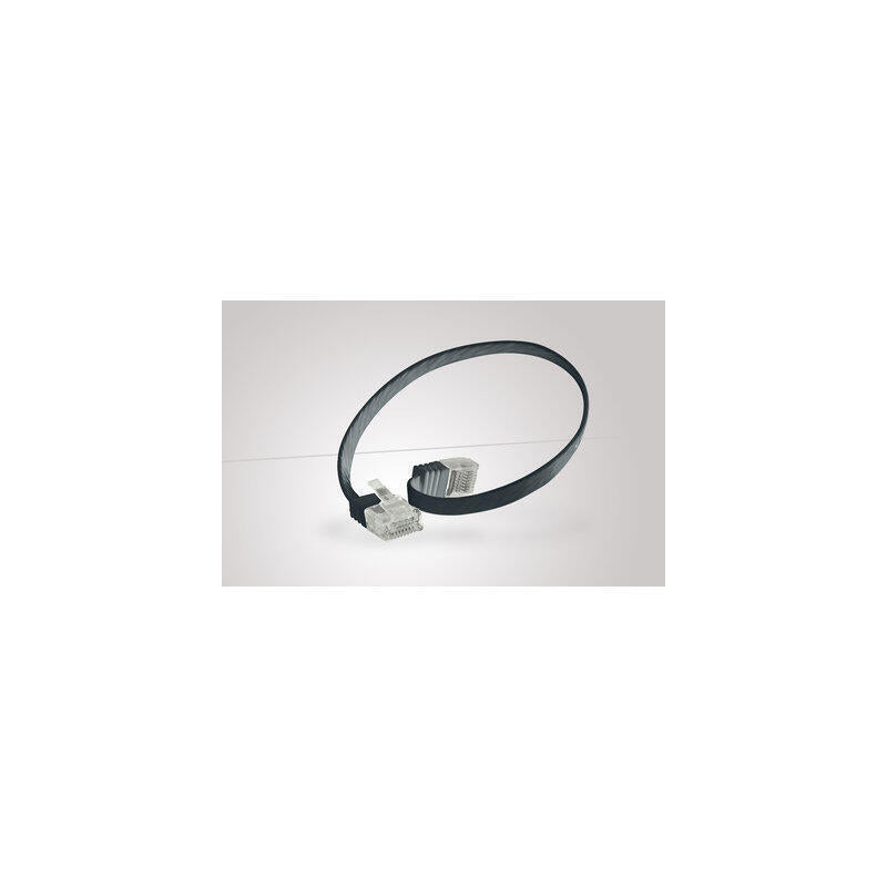 Ultraplano Cable De Red U/Utp Cat 6 Negro 5,0m